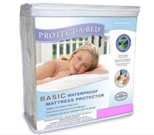 Basic Smooth Polyester Waterproof Mattress Protector - King