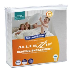 Allerzip Fully Encased Extra Depth Mattress Protector - Queen