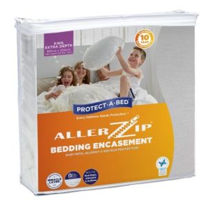 Allerzip Fully Encased Extra Depth Mattress Protector - King  Extra Deep 11014 F0026KNG2
