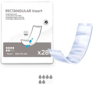Ontex Rectangular Unisex Booster Insert Pad Maxi 60x15cm 6 drop 1050ml 59156000280