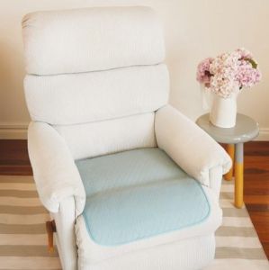 Waterproof Non-Slip Chair Pad Regular Medium 50x60cm 1000ml - Pale Blue 1021P