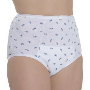 La Floral High Waisted Continence Briefs for Women W-80cm H-105cm 450ml Large F0270LRG0