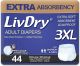 Livdry Protective Underwear Unisex 3XL 183-234cm 1500ml IPLIV044