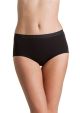 Bonds Women's Cottontail Black Full-Brief with 400ml Incontinence Pad
