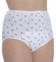 La Floral High Waisted Continence Briefs for Women - 6XL