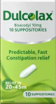 Dulcolax Suppositories 10mg 1052533 (Pack of 10)