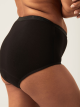 Washable Ladies Classic Full Brief Underwear Size 12 Medium Moderate-Heavy Absorbency Black 