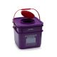 Cytotoxic Square Purple Waste Container 12.5 Litre RE10LCT