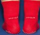 Non Slip  Stretch Top® Red Hospital Socks 11-14 GripSox