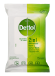 Dettol 2 in 1 Hand & Surface Antibacterial Wipe (Pack of 15)