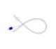 Foley 2-Way Open Ended Silicone Catheter 10ml Balloon 40cm 24FR Blue UR074024 Mdevices