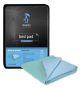 Bedpad Blue-E Velour With Wings Single Bed