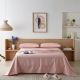 Staydry Bamboo Waterproof Sheet Set Blush Double Bed STAYWPSSBHDB