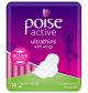 Poise Active Ultrathin Regular Pads with Wings 91832