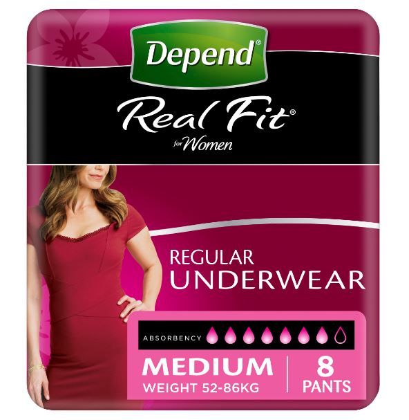 Depend Real Fit for Women - Small/Medium (Pack of 24)