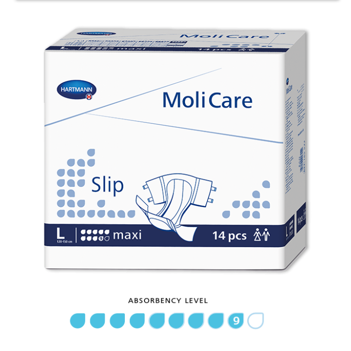 MoliCare Premium Elastic 8D Inkontinenzslips – Größe XL, 56 Stück, Für Mittlere Bis Schwere Inkontinenz