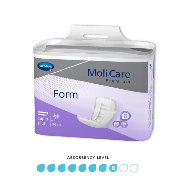 MoliCare Premium Form super plus, 8 drops continence pad (30 pcs.)